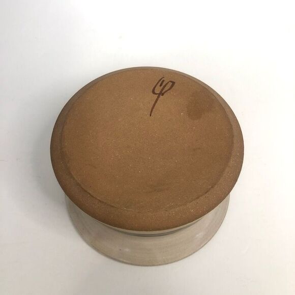 vintage studio clay pottery signed cp glossy american folk art southwest - Picture 3 of 7